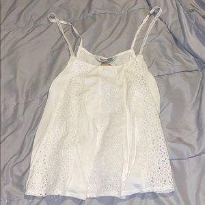 Cute, off-White tank top (girls/juniors) - Size M